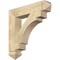 Ekena Millwork Merced Arts & Crafts Rough Sawn Bracket, Douglas Fir, 4"W x 22"D x 22"H BKT04X22X22MRC03RDF - alternate 1